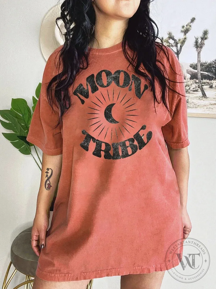 Moon Tribe Celestial Graphic Short Sleeve T-Shirt