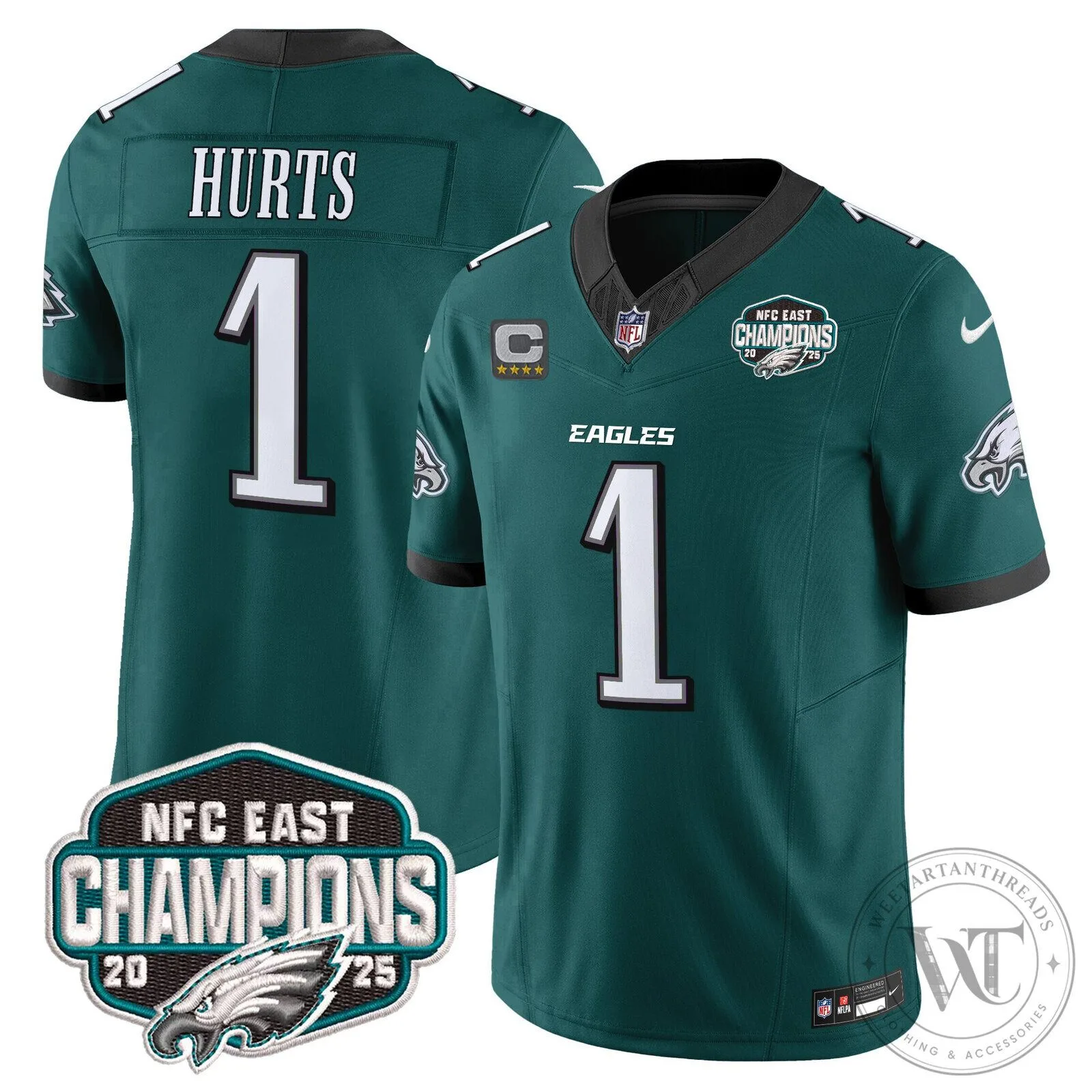 Philadelphia Eagles NFC East Champions Saquon Barkley Jersey 64 Philadelphia Eagles NFC East Champions Saquon Barkley Jersey