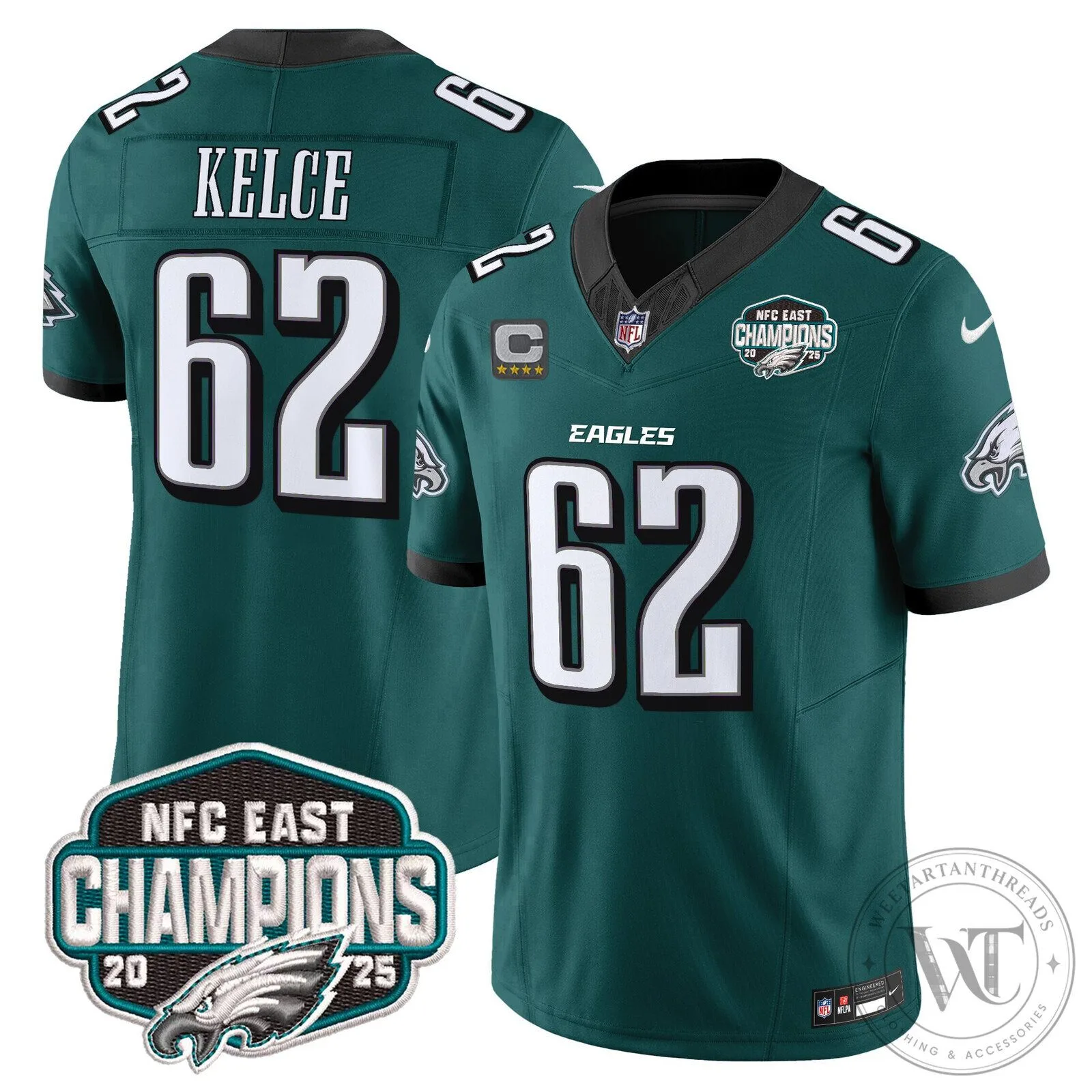 Philadelphia Eagles NFC East Champions Saquon Barkley Jersey 65 Philadelphia Eagles NFC East Champions Saquon Barkley Jersey
