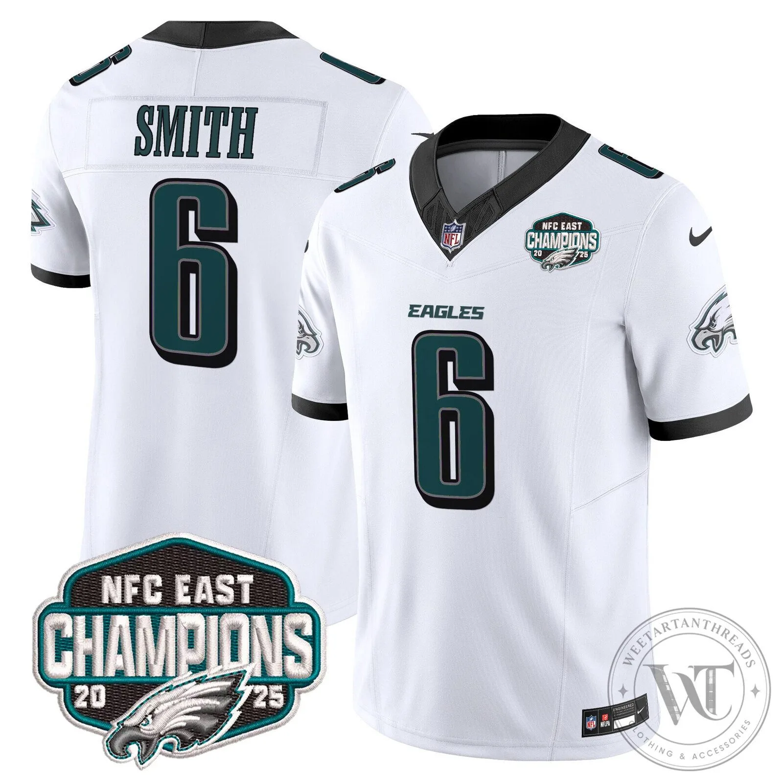 Philadelphia Eagles NFC East Champions Saquon Barkley Jersey 76 Philadelphia Eagles NFC East Champions Saquon Barkley Jersey