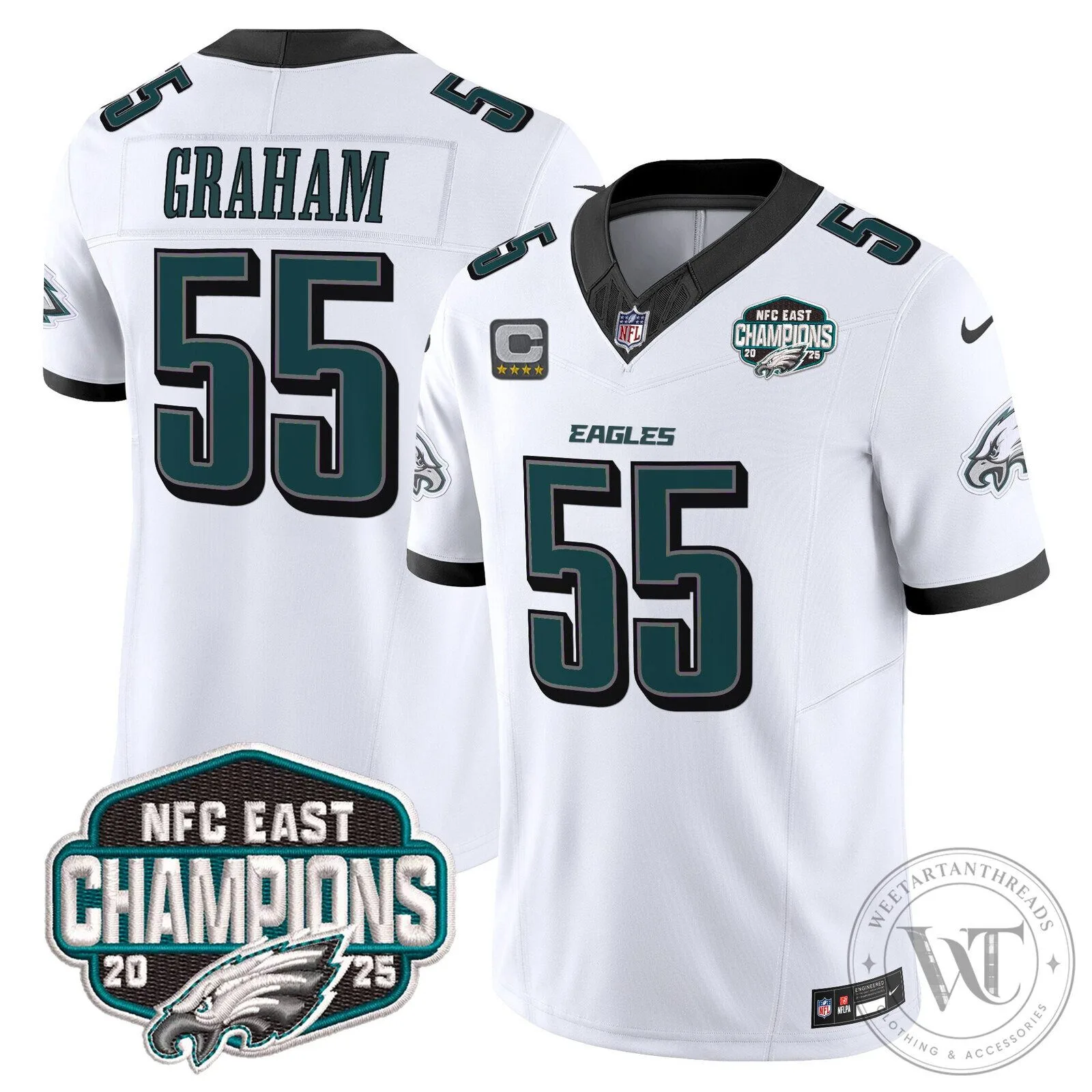 Philadelphia Eagles NFC East Champions Saquon Barkley Jersey 78 Philadelphia Eagles NFC East Champions Saquon Barkley Jersey