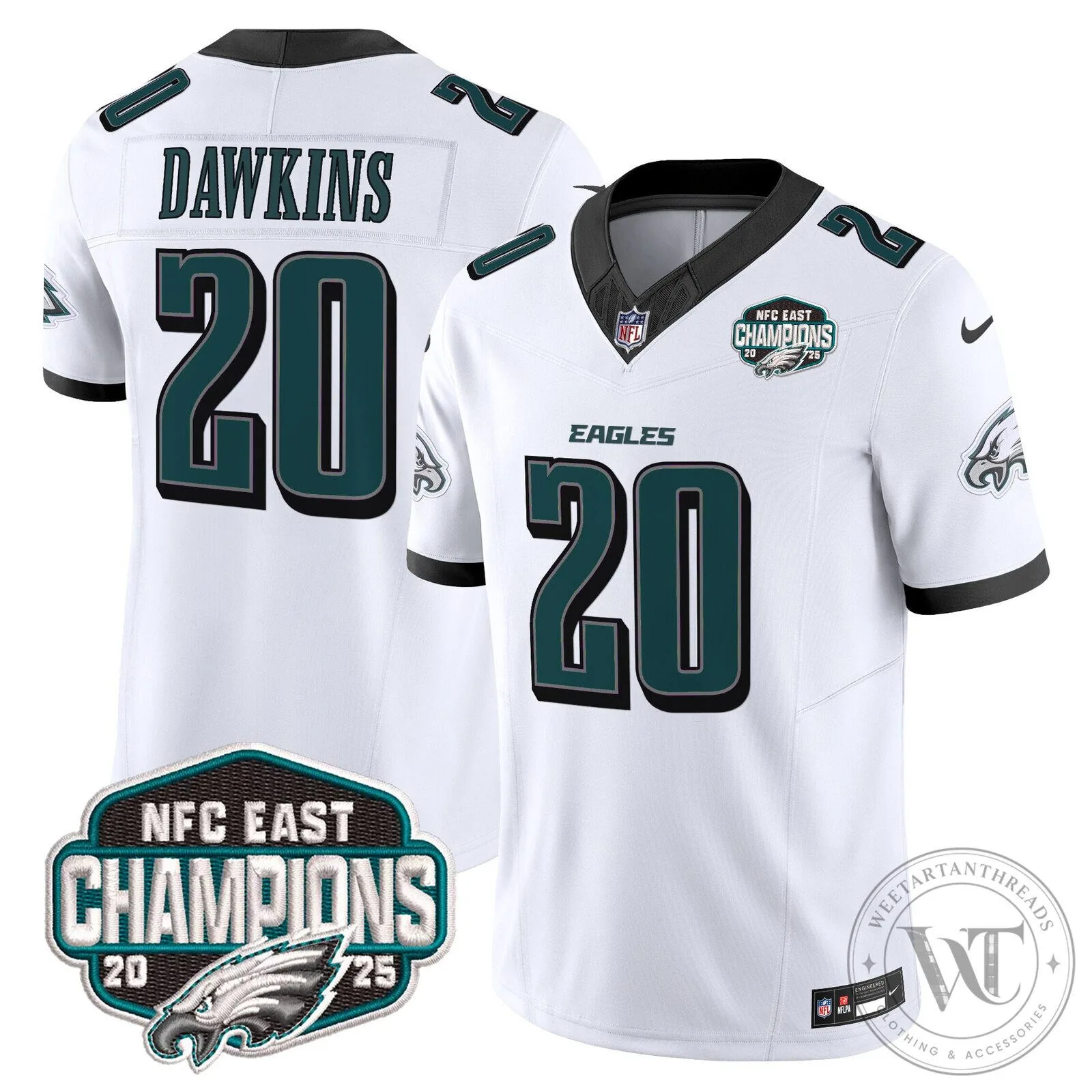 Philadelphia Eagles NFC East Champions Saquon Barkley Jersey 79 Philadelphia Eagles NFC East Champions Saquon Barkley Jersey