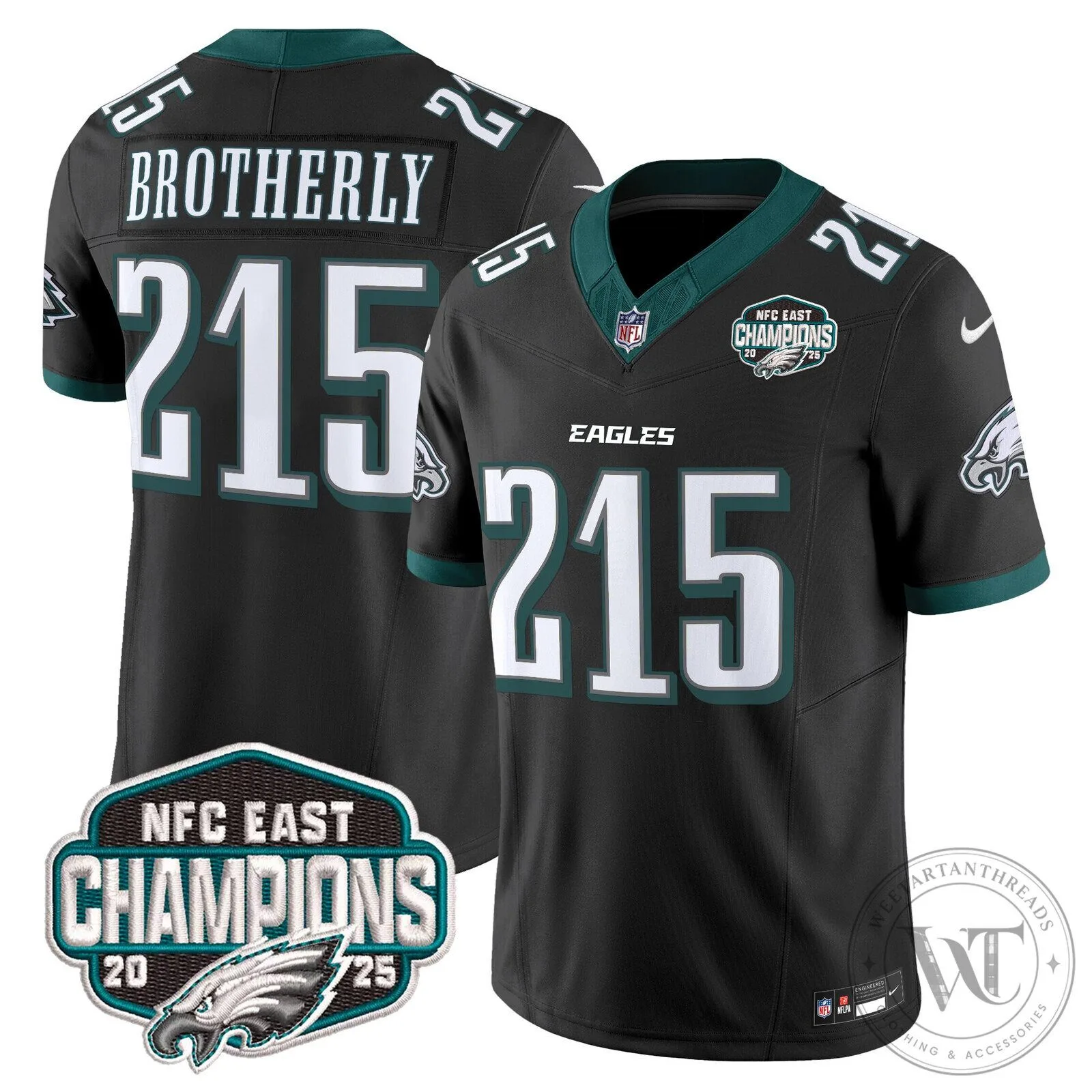 Philadelphia Eagles NFC East Champions Saquon Barkley Jersey 83 Philadelphia Eagles NFC East Champions Saquon Barkley Jersey