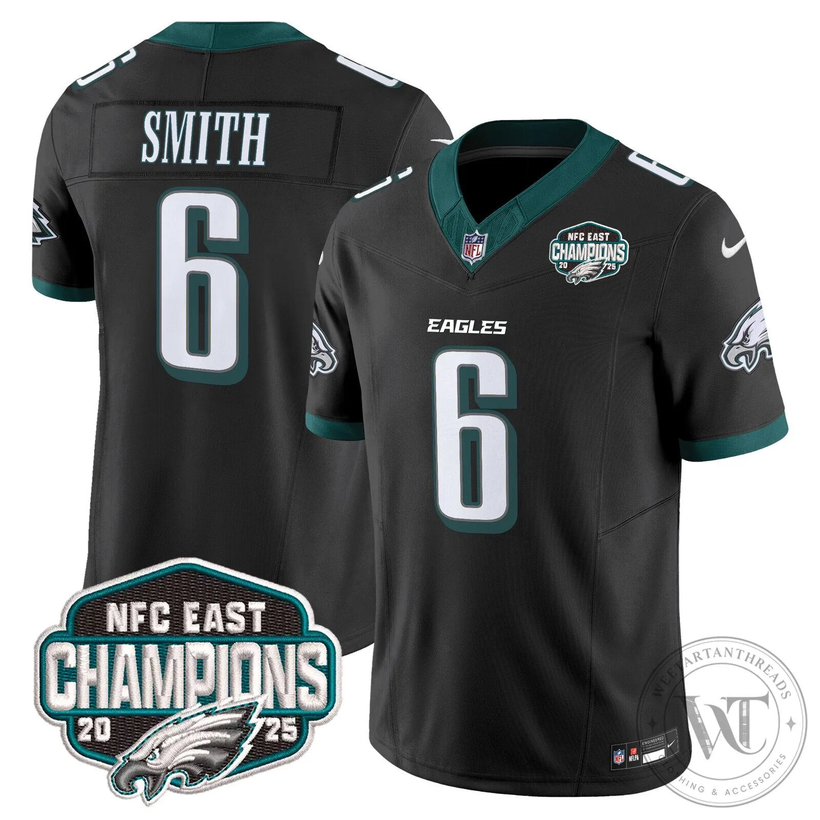 Philadelphia Eagles NFC East Champions Saquon Barkley Jersey 86 Philadelphia Eagles NFC East Champions Saquon Barkley Jersey