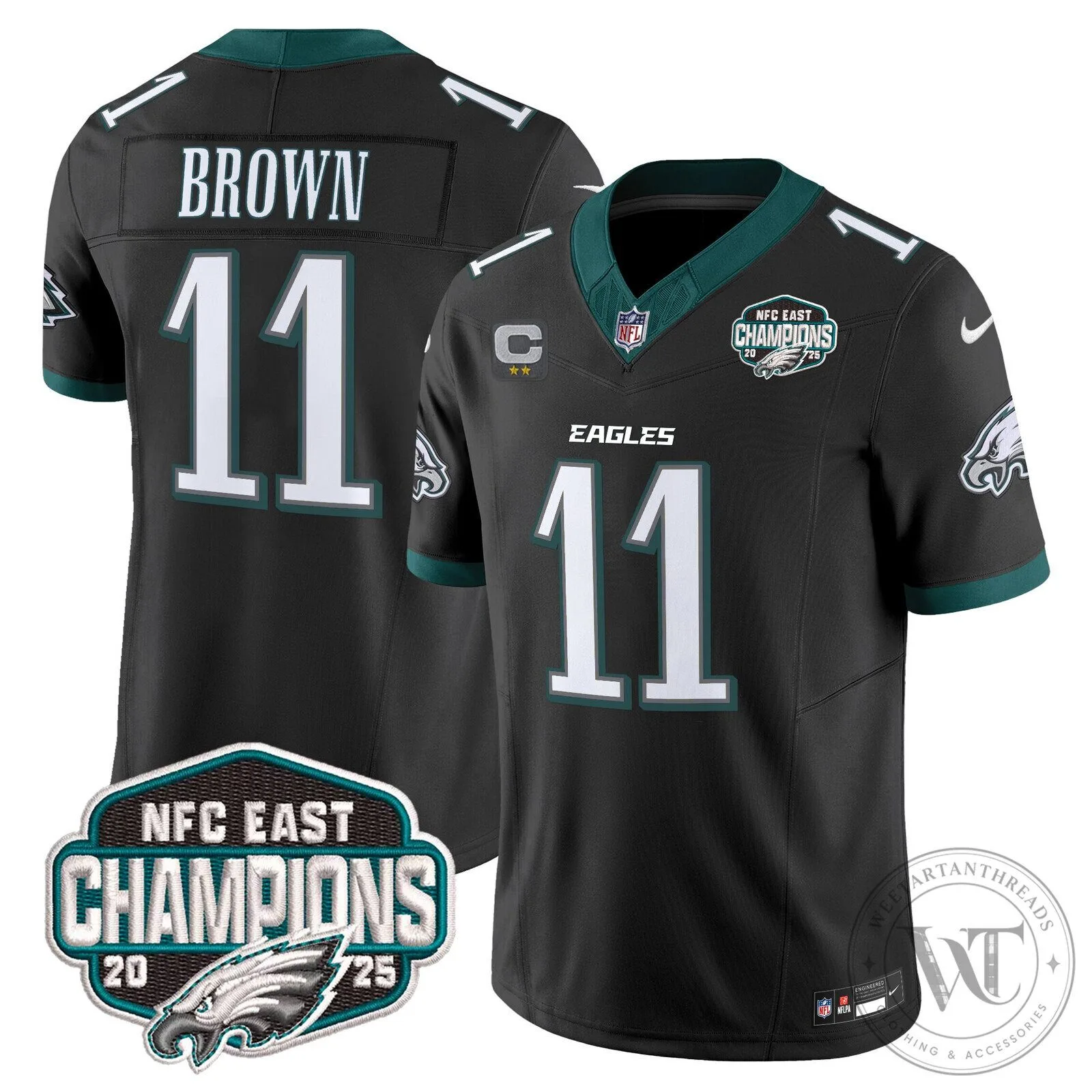 Philadelphia Eagles NFC East Champions Saquon Barkley Jersey 90 Philadelphia Eagles NFC East Champions Saquon Barkley Jersey