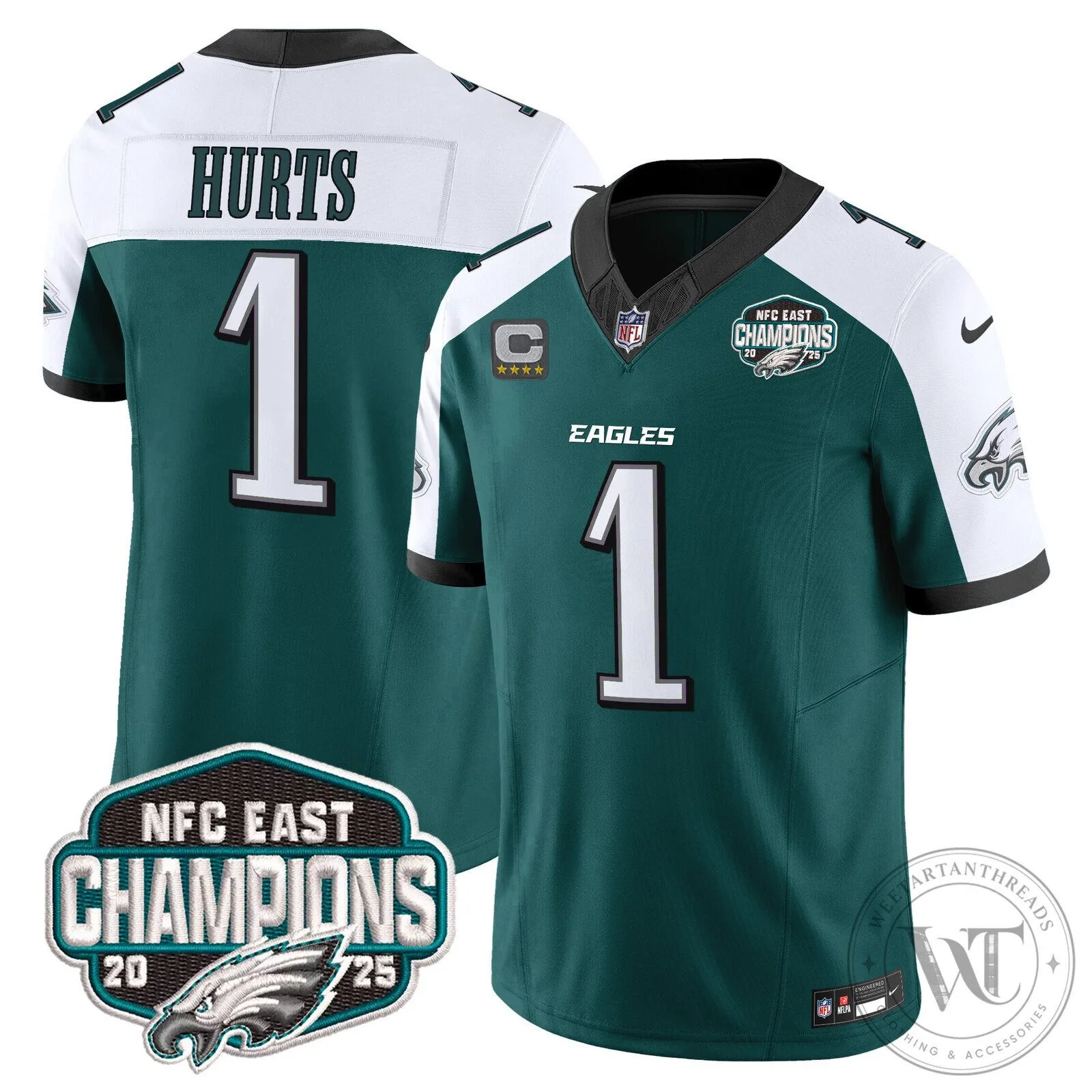 Philadelphia Eagles NFC East Champions Saquon Barkley Jersey 94 Philadelphia Eagles NFC East Champions Saquon Barkley Jersey