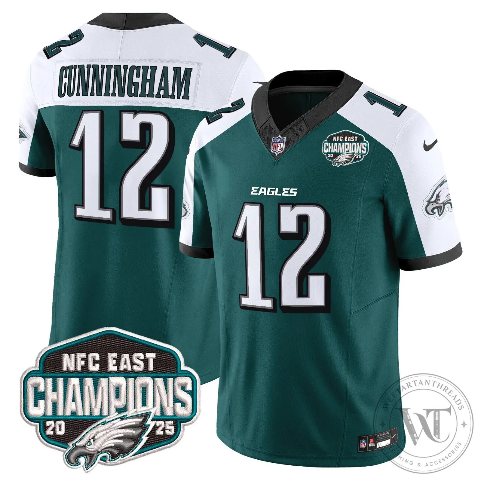 Philadelphia Eagles NFC East Champions Saquon Barkley Jersey 97 Philadelphia Eagles NFC East Champions Saquon Barkley Jersey