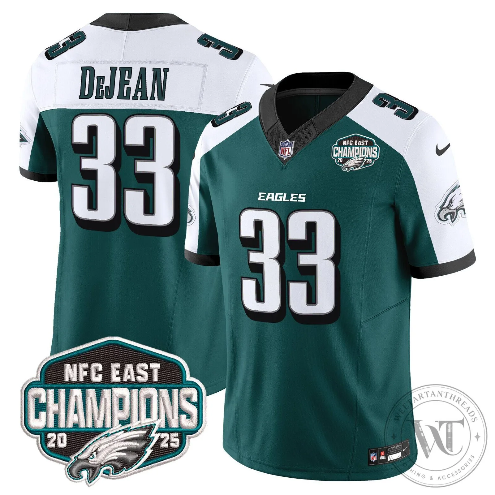 Philadelphia Eagles NFC East Champions Saquon Barkley Jersey 101 Philadelphia Eagles NFC East Champions Saquon Barkley Jersey
