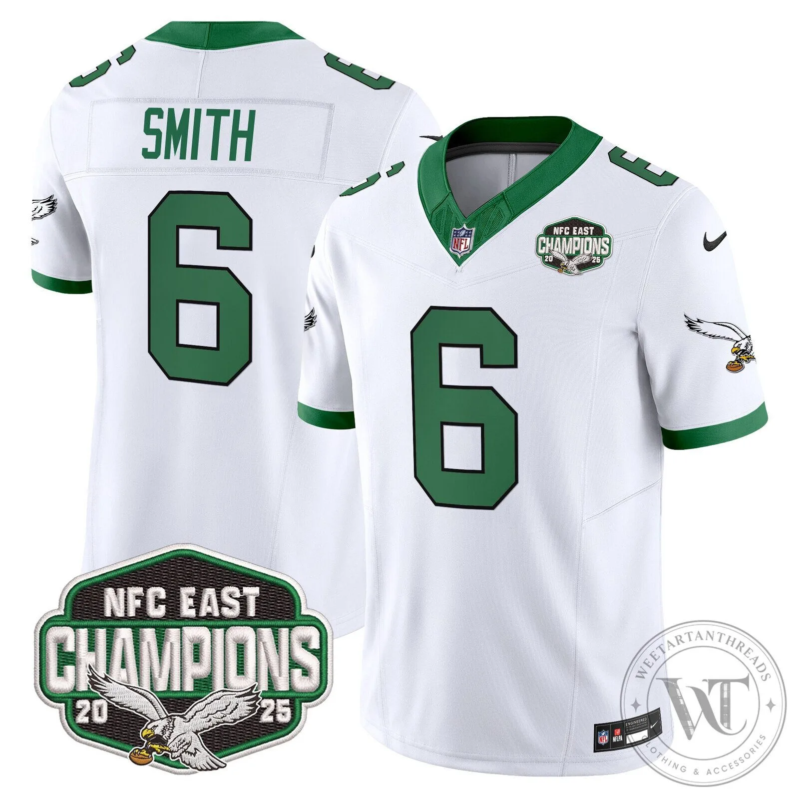 Philadelphia Eagles NFC East Champions Saquon Barkley Jersey 116 Philadelphia Eagles NFC East Champions Saquon Barkley Jersey
