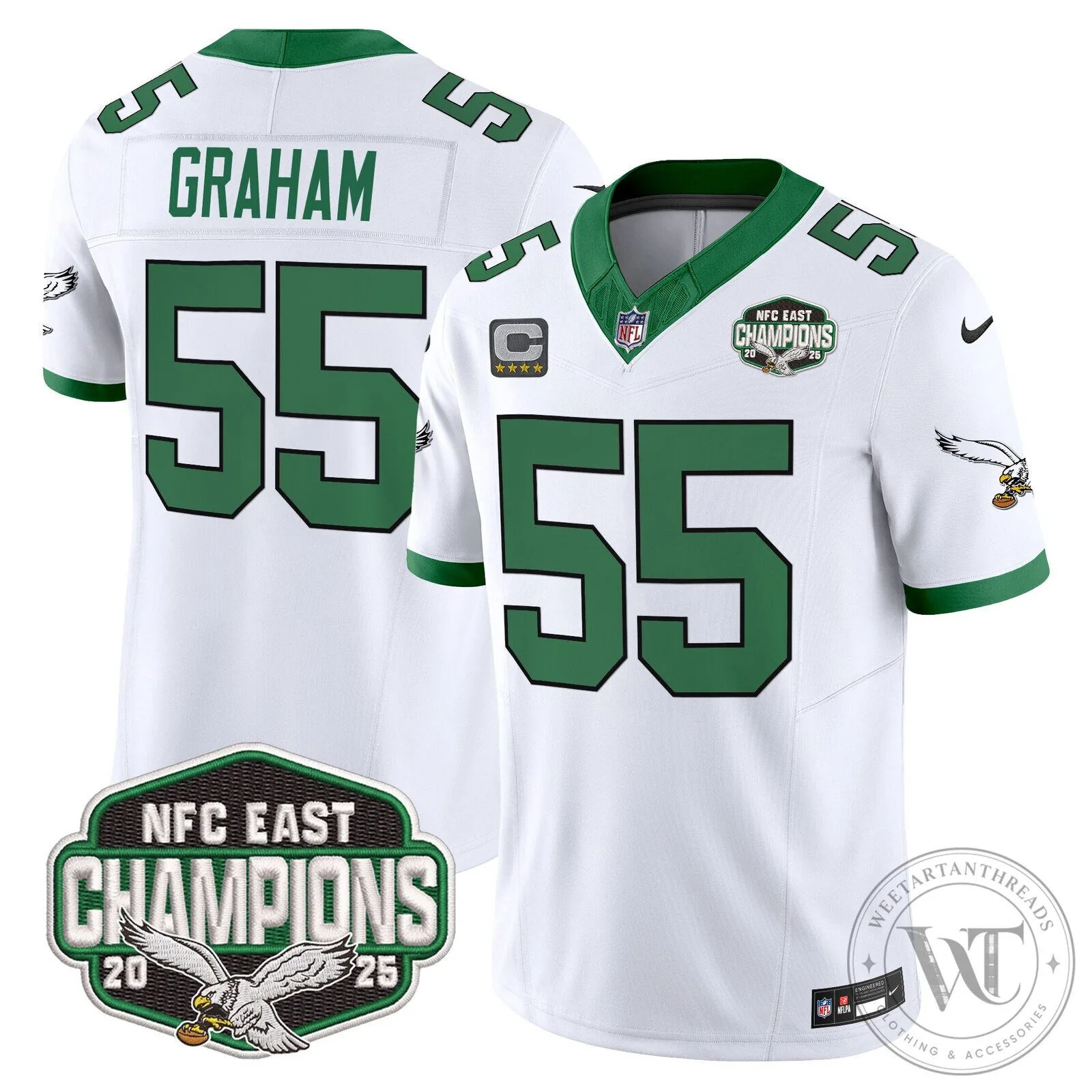 Philadelphia Eagles NFC East Champions Saquon Barkley Jersey 118 Philadelphia Eagles NFC East Champions Saquon Barkley Jersey