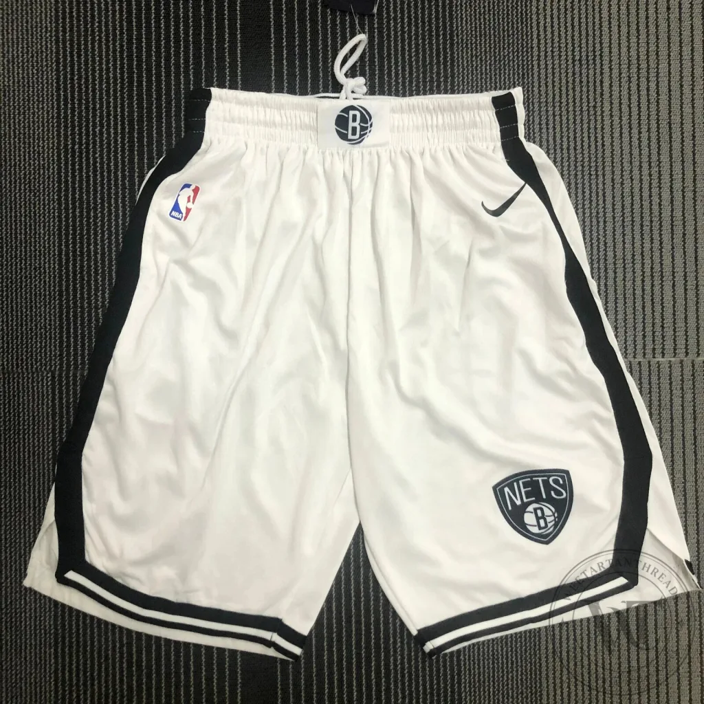 Brooklyn Nets NBA Basketball Team White Association Edition Shorts Brooklyn Nets NBA Basketball Team White Association Edition Shorts