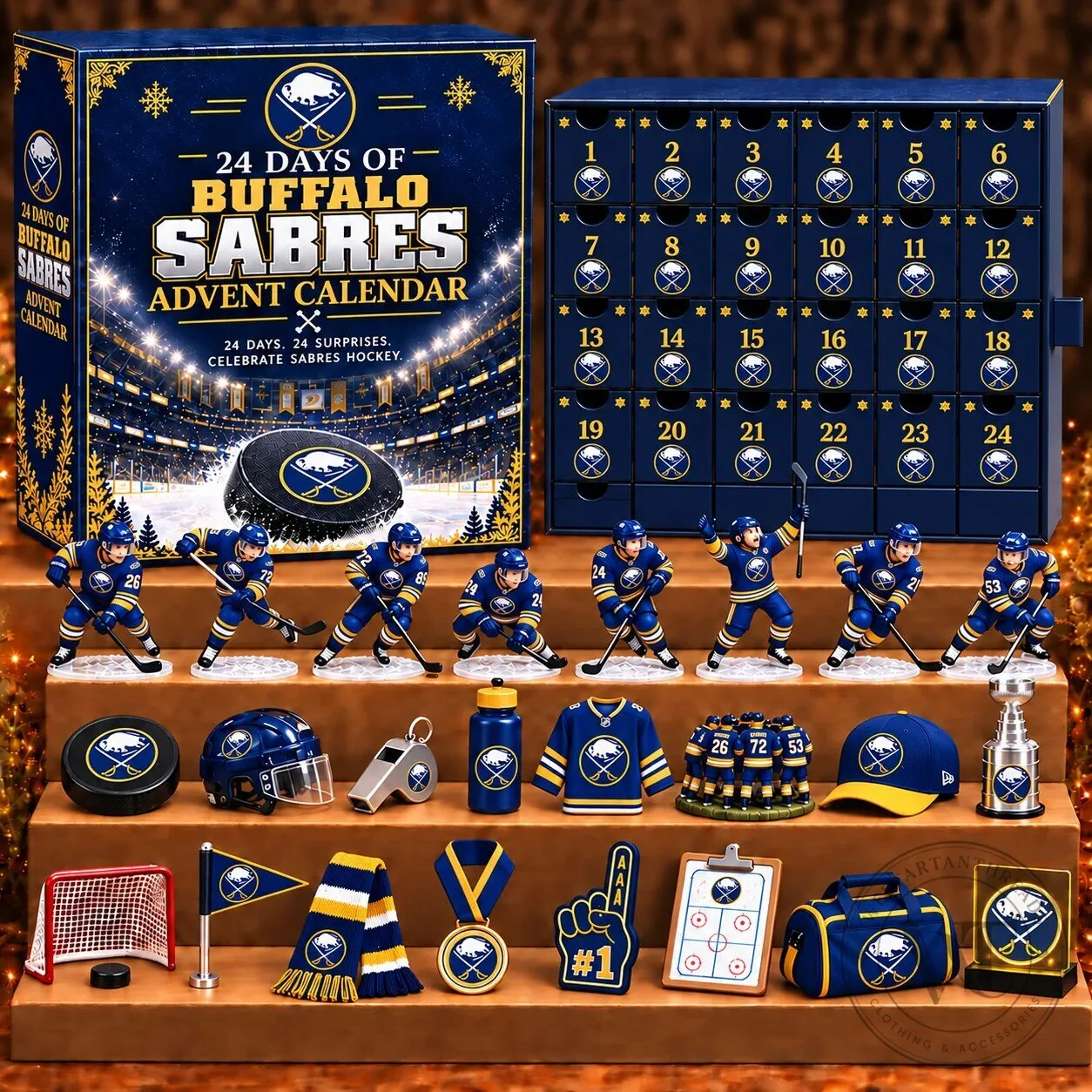 Buffalo Sabres 24 Days of Hockey Ice Advent Calendar Blind Box