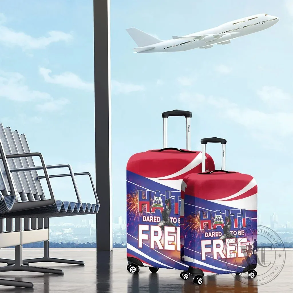 Haiti Independence Day Patriotic Heritage Luggage Cover 3 Haiti Independence Day Patriotic Heritage Luggage Cover