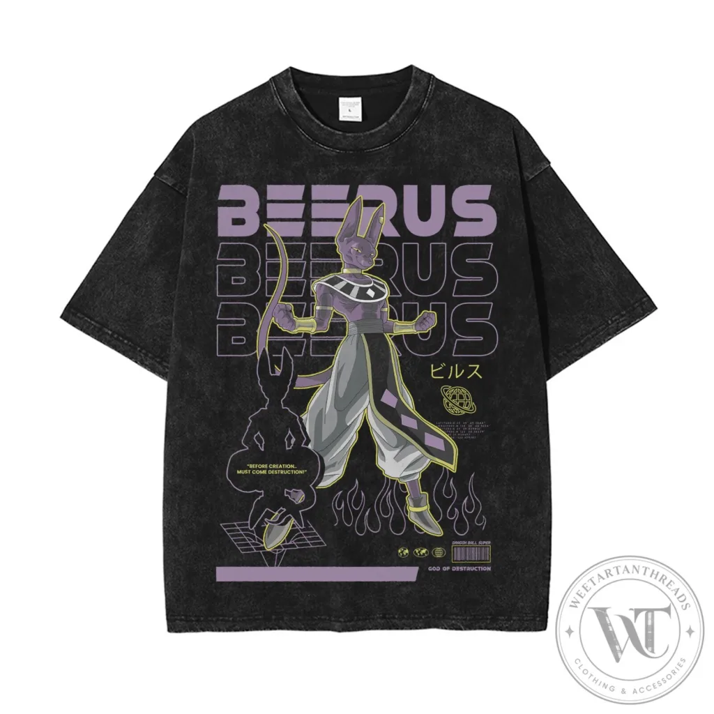 Beerus God of Destruction Dragon Ball Super Anime Graphic T-Shirt Beerus God of Destruction Dragon Ball Super Anime Graphic T-Shirt
