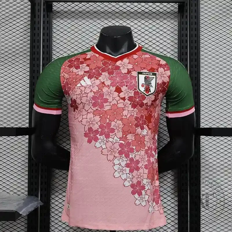 Japan National Football Team Pink Cherry Blossom Soccer Jersey