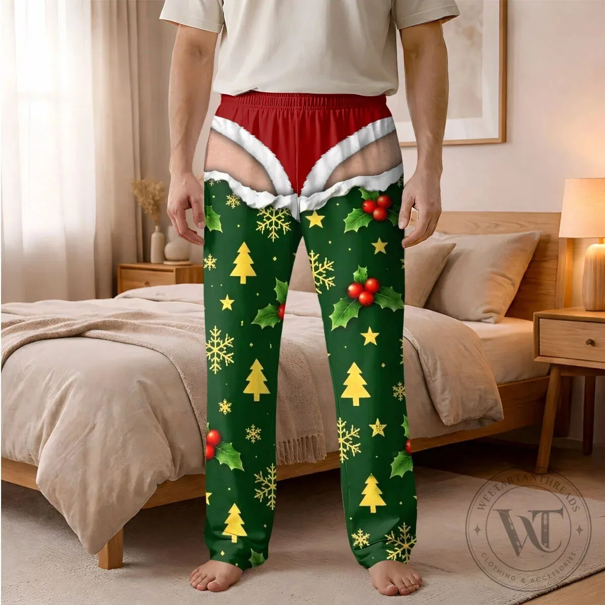 Funny Naughty Christmas Santa Underwear Ripped Design Holiday Pajama Pants 11 Funny Naughty Christmas Santa Underwear Ripped Design Holiday Pajama Pants