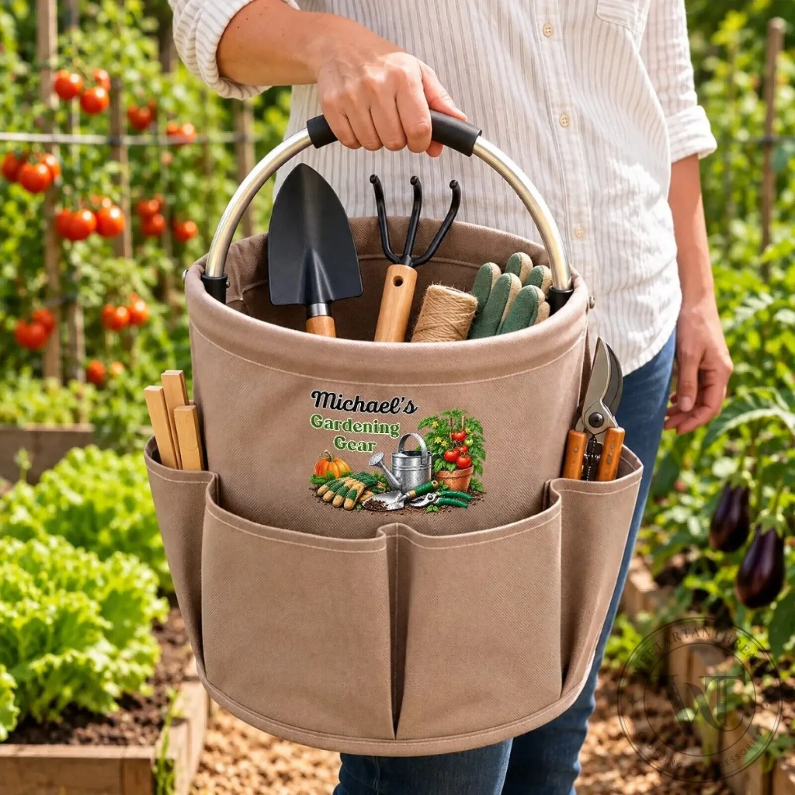 Personalized Gardening Gear Tool Bag with Custom Name for Gardeners 9 Personalized Gardening Gear Tool Bag with Custom Name for Gardeners