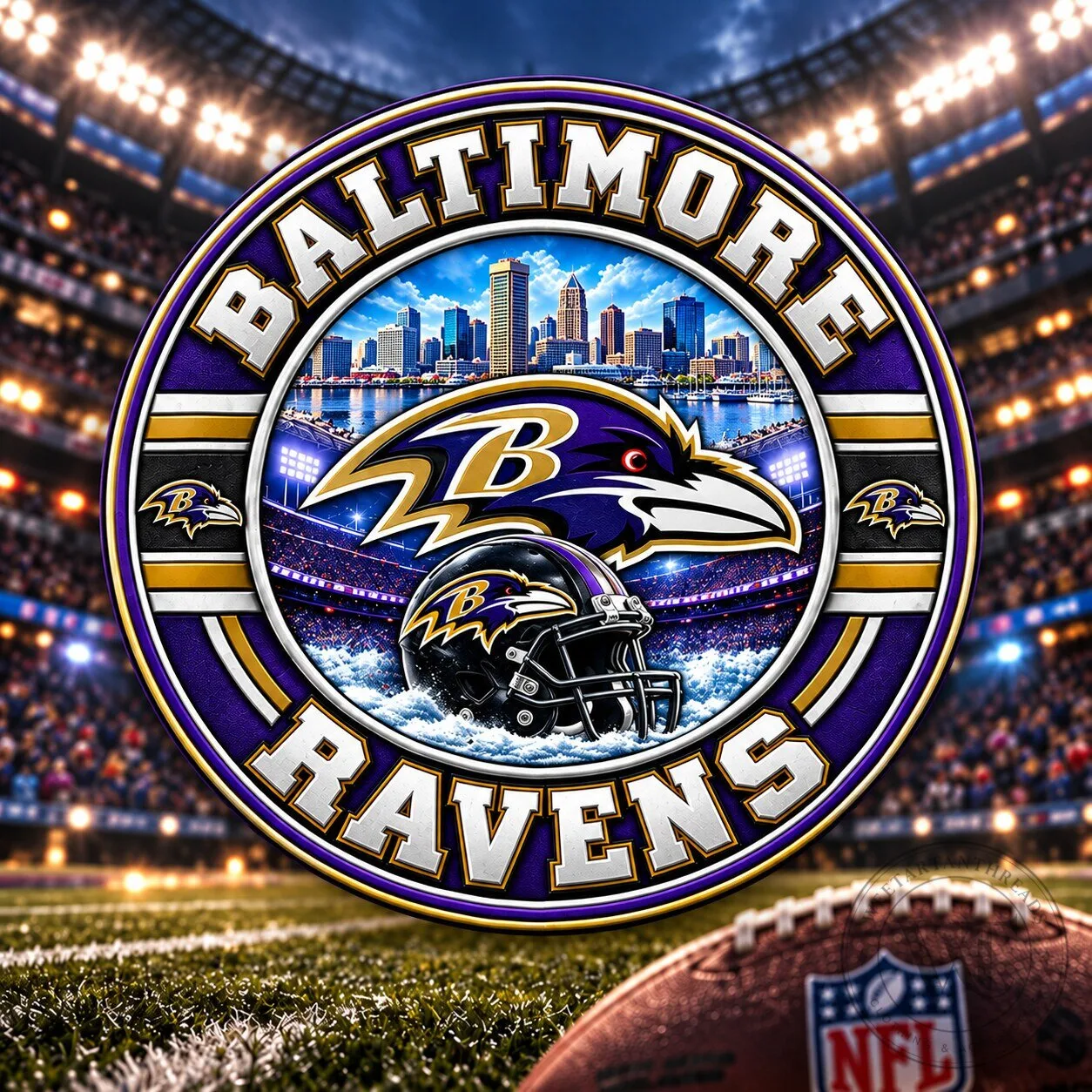 Baltimore Ravens NFL Football Team Collectible Souvenir Commemorative Coin