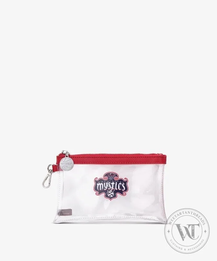 Washington Mystics WNBA Basketball Clear Wristlet Set 11 Washington Mystics WNBA Basketball Clear Wristlet Set
